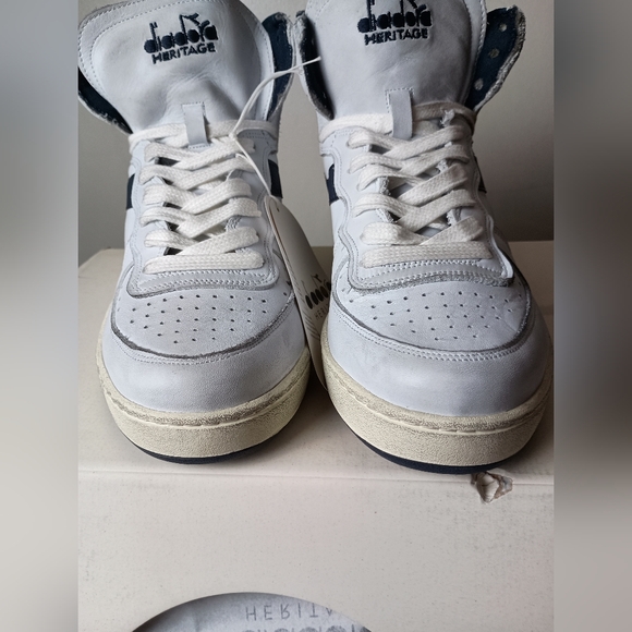 Diadora Mi Basket Stonewashed Sneakers Women's 9.5 - Picture 12 of 13